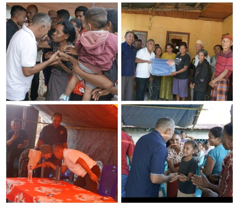 NasDem NTT Peduli, Edistasius Endi Turun Langsung ke Lokasi Gempa Manggarai Raya
